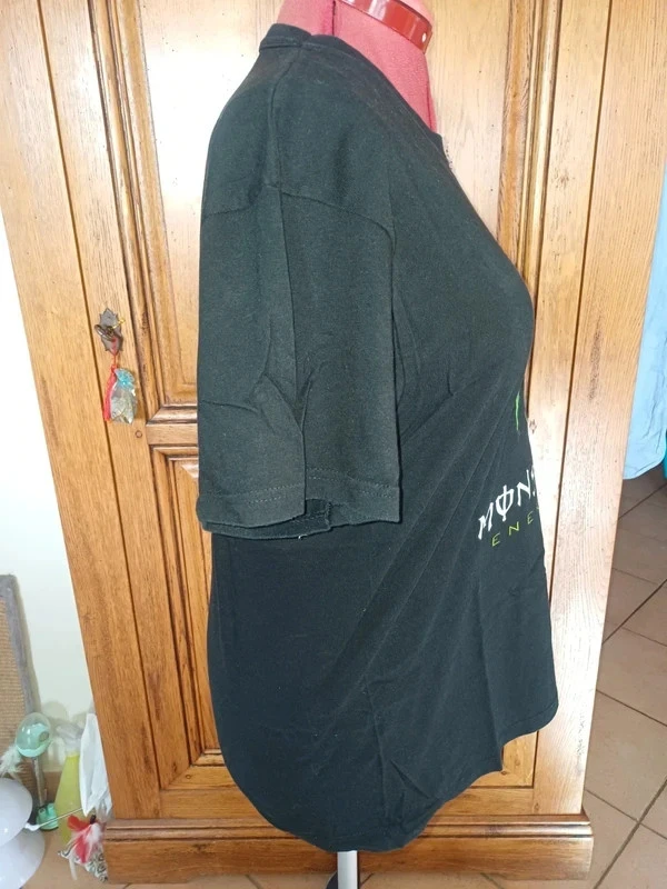Men's black Monster Energy t-shirt size M which is 38 – photo 5